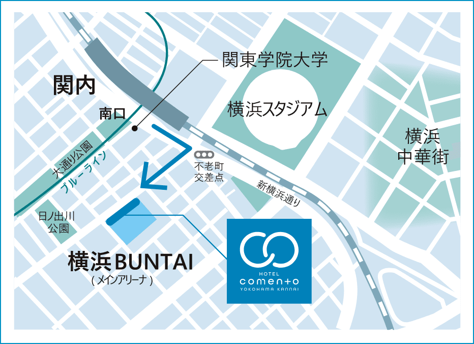 アクセス情報の地図